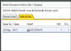 İşlem paneli ekran çizimi