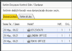 İşlem paneli ekran çizimi