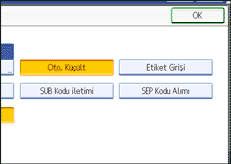 İşlem paneli ekran çizimi