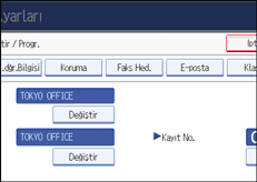 İşlem paneli ekran çizimi