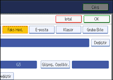 İşlem paneli ekran çizimi
