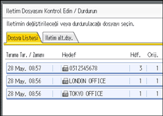 İşlem paneli ekran çizimi