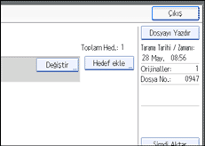 İşlem paneli ekran çizimi