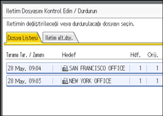 İşlem paneli ekran çizimi