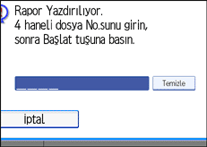 İşlem paneli ekran çizimi