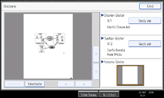 İşlem paneli ekran çizimi