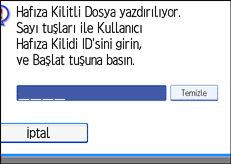 İşlem paneli ekran çizimi