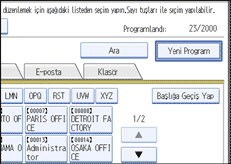 İşlem paneli ekran çizimi