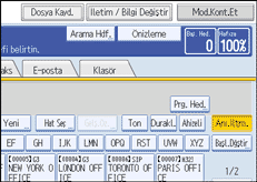 İşlem paneli ekran çizimi