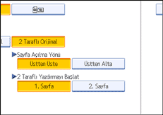 İşlem paneli ekran çizimi