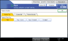 İşlem paneli ekran çizimi
