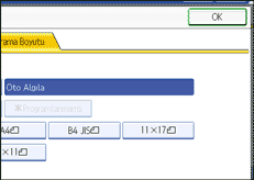 İşlem paneli ekran çizimi