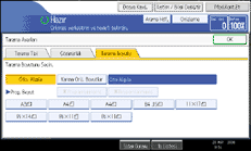 İşlem paneli ekran çizimi