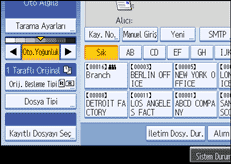 İşlem paneli ekran çizimi
