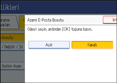 İşlem paneli ekran çizimi