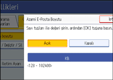 İşlem paneli ekran çizimi