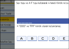 İşlem paneli ekran çizimi