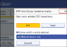 ��lem paneli ekran &ccedil;izimi