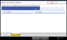 İşlem paneli ekran resmi
