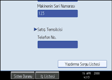 İşlem paneli ekran resmi
