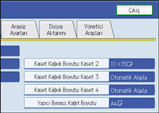 İşlem paneli ekran resmi