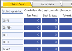 İşlem paneli ekran çizimi