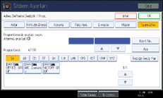 İşlem paneli ekran çizimi