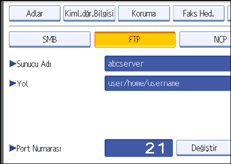 İşlem paneli ekran çizimi