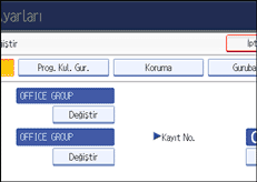 İşlem paneli ekran çizimi