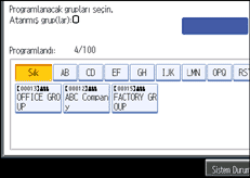 İşlem paneli ekran çizimi