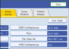 işlem paneli ekran çizimi