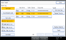 İşlem paneli ekranı gösterimi