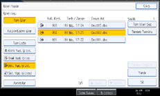 İşlem paneli ekranı gösterimi