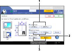 İşlem paneli ekranı gösterimi işaretli balonlu gösterim 