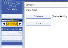 İşlem paneli ekran resmi
