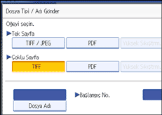 İşlem paneli ekran resmi