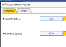 İşlem paneli ekran resmi