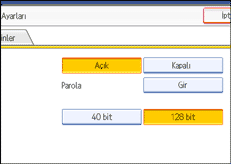 İşlem paneli ekran resmi