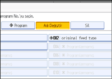İşlem paneli ekran resmi