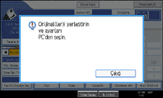 İşlem paneli ekran resmi
