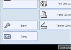 İşlem paneli ekran gösterimi