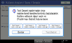 İşlem paneli ekran gösterimi