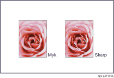 Illustrasjon av justering av bildekvaliteter