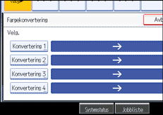 Illustrasjon av skjermpanelet