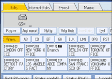 Illustrasjon over kontrollpanelet