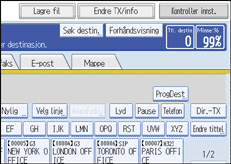 Illustrasjon over kontrollpanelet