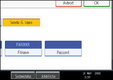 Illustrasjon over kontrollpanelet