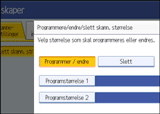 Illustrasjon over kontrollpanelet
