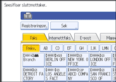 Illustrasjon over kontrollpanelet