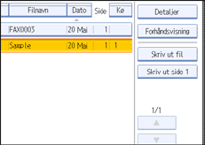 Illustrasjon over kontrollpanelet